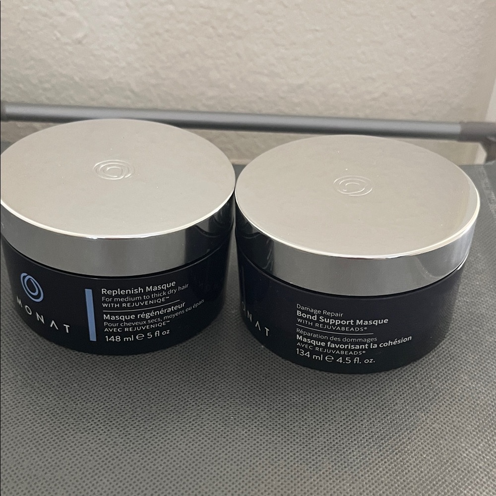 🆕Monat Hair Masque Set - Black and Silver